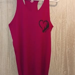 Womens size M racer back tank top